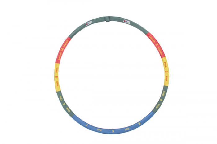 Individual Hoop Clock laid flat
